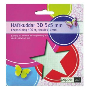 Zelfklevende pads 3D 5x5mm - 400 stuks Zelfklevende pads 3D 5x5mm - 400 stuks