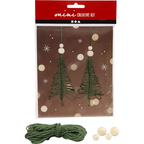 Mini DIY Kit - macram kerstboom