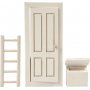 Deur - brievenbus en ladder