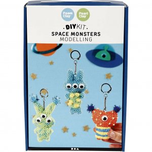 DIY-pakket - Aliens als sleutelhanger DIY-pakket - Aliens als sleutelhanger