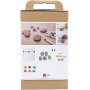 DIY Kit Steendecoratie, gemengde kleuren, Monster