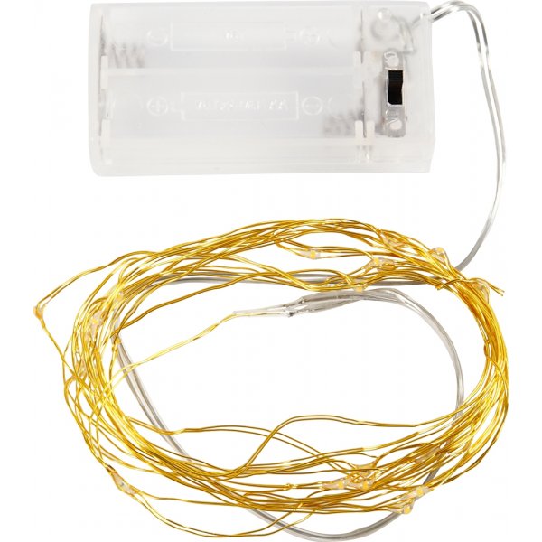 LED-lichtsnoer - goud - 3,15 m LED-lichtsnoer - goud - 3,15 m