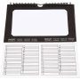 Eeuwigdurende kalender - 19 x 23 cm - 6 st