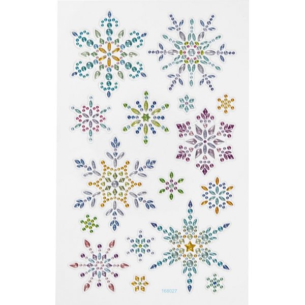 Diamantstickers - sneeuwvlokken