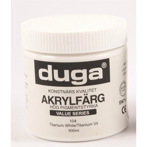 Acrylverf 500 ml wit Acrylverf 500 ml wit