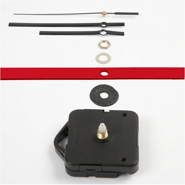 Uurwerk - 3 mm - zwart Uurwerk - 3 mm - zwart