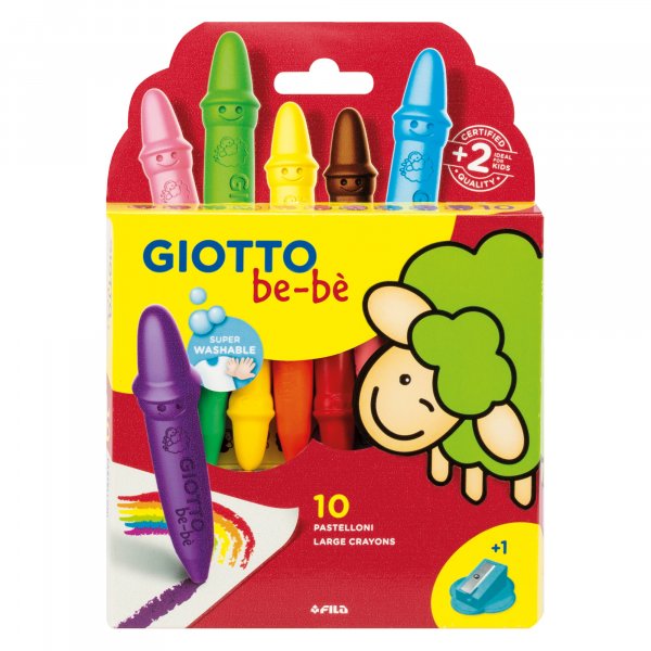 Kleurpotloden Giotto be-b - 10-pack
