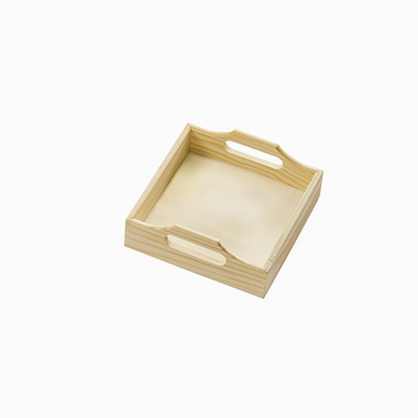 Onbehandelde houten dienbladen