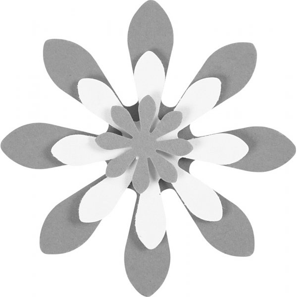 Laag-op-laag ponsen - Marguerite - 3 st Laag-op-laag ponsen - Marguerite - 3 st