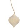 Houten druppel - 5,5 cm