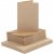Kaarten en enveloppen - naturel - 11,5 x 16,5 cm - 50 sets