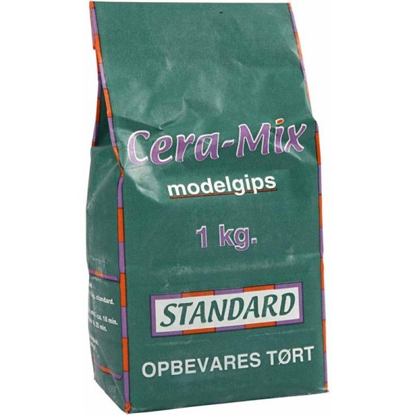 Cera-Mix Standaard modelleergips - lichtgrijs Cera-Mix Standaard modelleergips - lichtgrijs