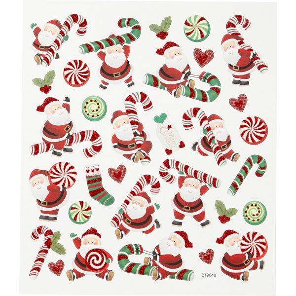 Stickers - Kerstman en Polka Pig Stick Stickers - Kerstman en Polka Pig Stick