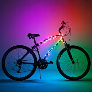 LED-fietsverlichting frame 2 m RGB - werkt op batterijen LED-fietsverlichting frame 2 m RGB - werkt op batterijen