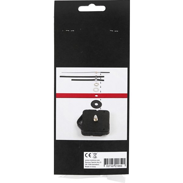 Uurwerk - 3 mm - zwart Uurwerk - 3 mm - zwart