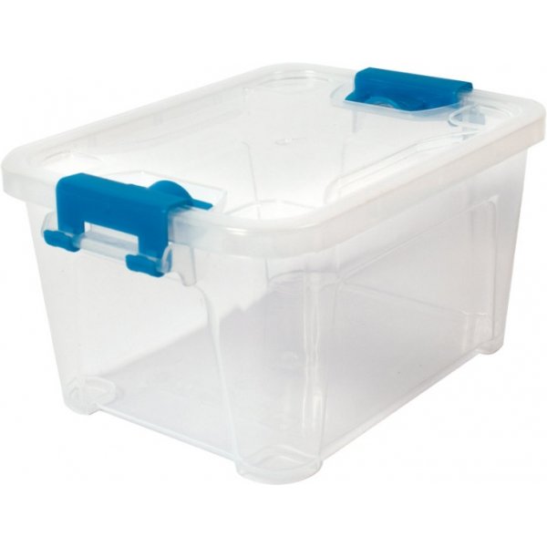 Kunststof bakje met deksel 700ml 10x13x7 cm, 12 st.