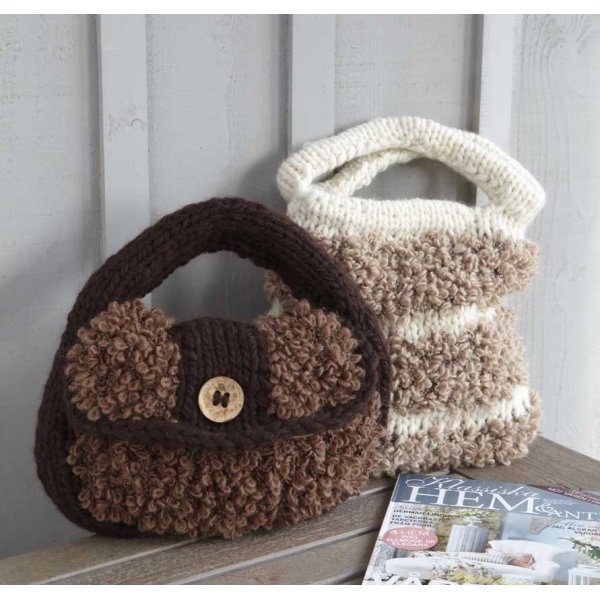 Breipatroon - Gebreide tas en koffer Breipatroon - Gebreide tas en koffer