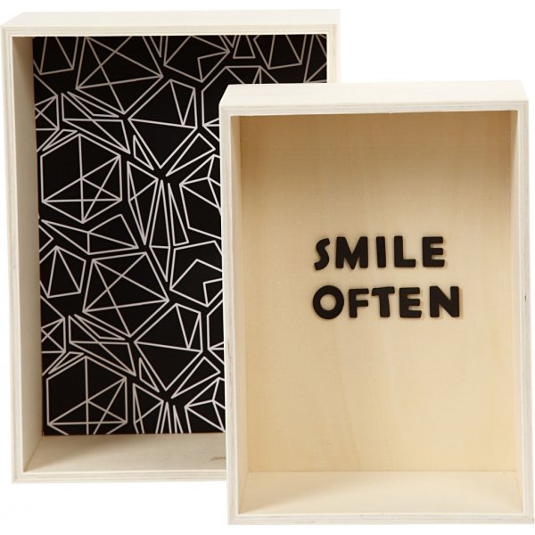 Opbergdozen - rechthoek - 2 st