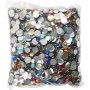 Strasstenen - gemengde kleuren - Rond - 6+9+12 mm - 3600 st