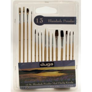 Penselenset voor kunstenaars, 15 stuks - Van Gogh