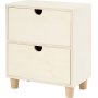 Bureau op pootjes met 2 lades
