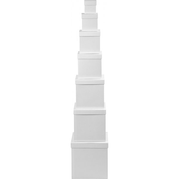 Dozen - wit - vierkant - 7 st Dozen - wit - vierkant - 7 st