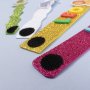 Klittenband rond zwart 20 mm 12 sets zelfklevend