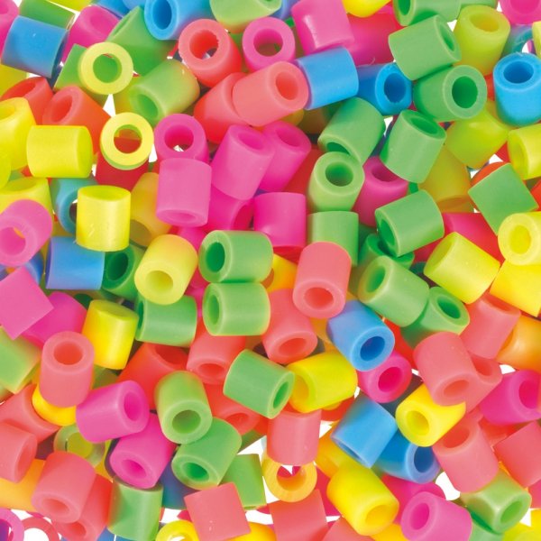 Nabbi Smeltkralen Jumbo 10x10mm - 600 stuks in gemengde pastelkleuren