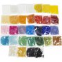 Rocaillekralen - gemengde kleuren - 32 x 100 gr