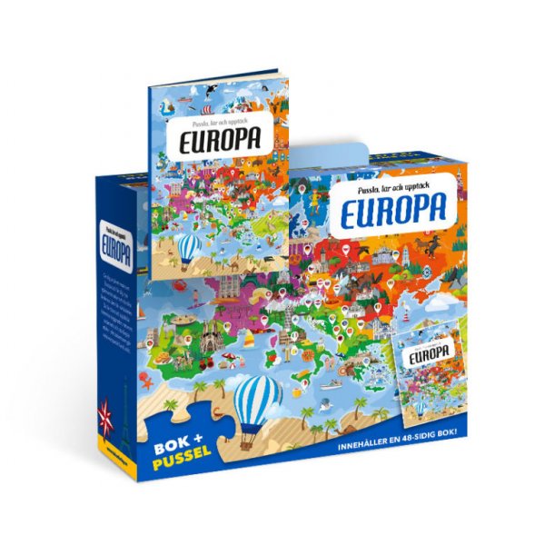 Puzzel, leer en ontdek Europa