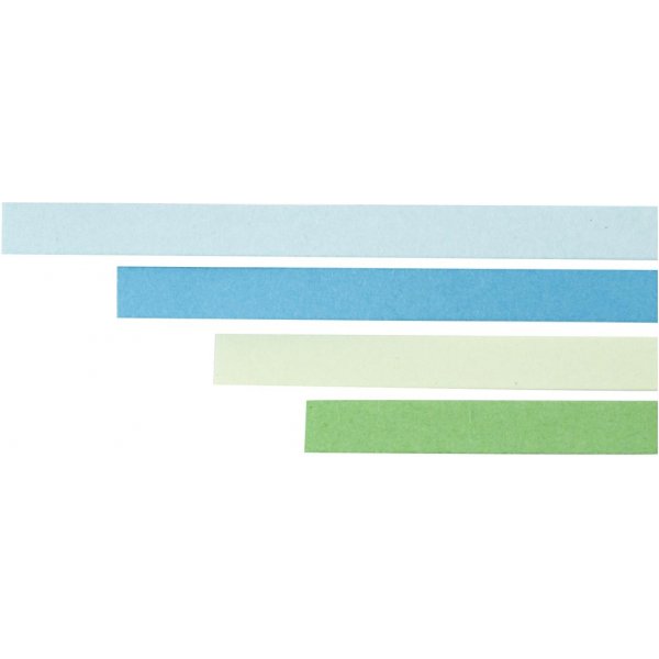 Quilling strips - blauw - groen - limoengroen - turkoois - 100 st Quilling strips - blauw - groen - limoengroen - turkoois - 100 st