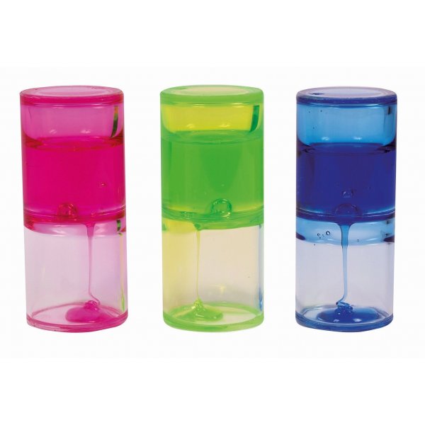 Vloeibare zandloper met gel 3 st
