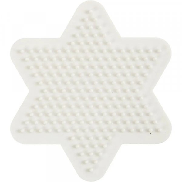 NABBI BioBeads Kralenplaat - Ster - 9,8x9,8 cm - 1 st