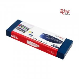Aquarelverfset ROSA Gallery - Metalen doos 14 x 2,5 ml Aquarelverfset ROSA Gallery - Metalen doos 14 x 2,5 ml