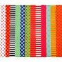 Glanzend papier - gemengde kleuren - Patroon - 50 vellen