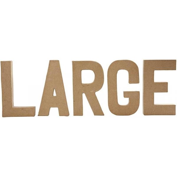 Kartonnen letter - A - 5 cm Kartonnen letter - A - 5 cm