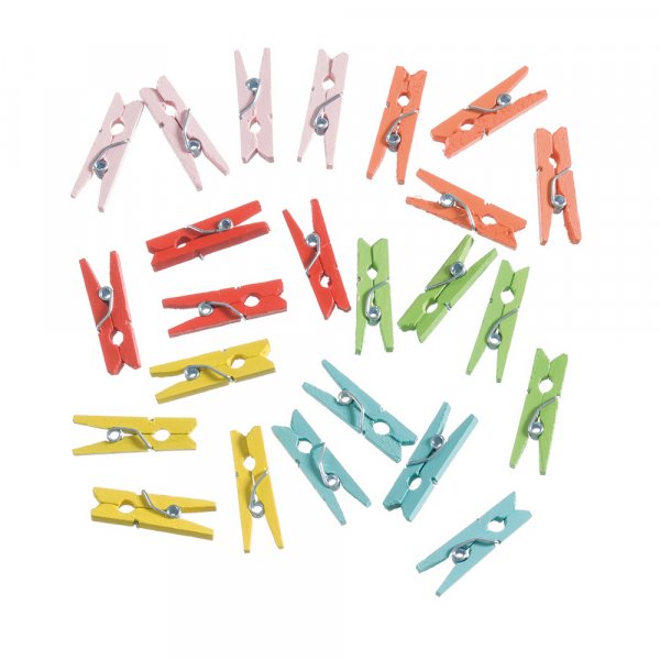 Wasknijpers - 30 mm 24st
