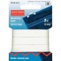 Katoenband 10-40 mm wit