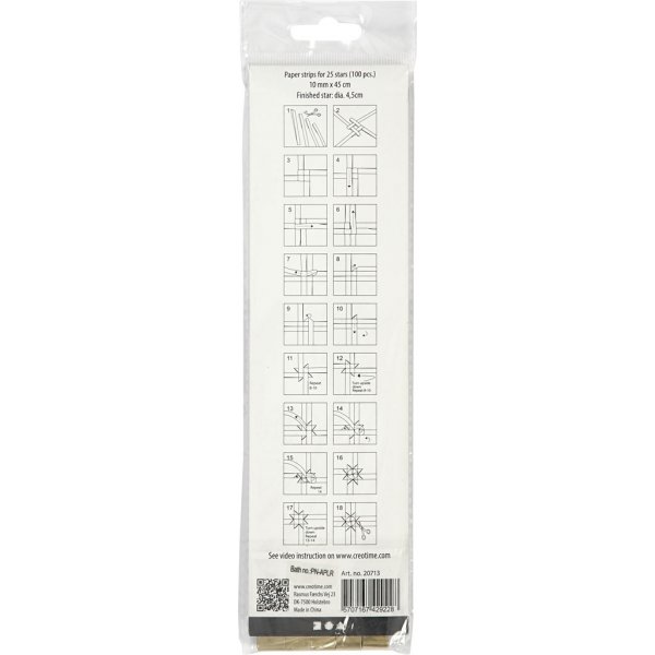 Sterrenstroken - goud - Ø4,5 cm - 100 stroken Sterrenstroken - goud - Ø4,5 cm - 100 stroken