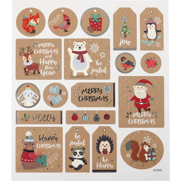 Stickers - Kerststickers Stickers - Kerststickers