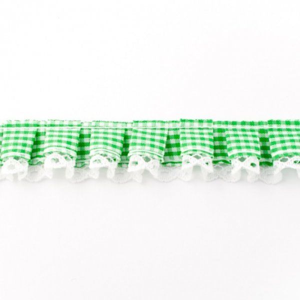 Decoratief lint - Plaid met kant
