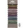 Gekleurde bolletjeskettingen met slot - gemengde kleuren - 10 x 80 cm