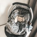 Klant imago Minky - Donkergrijze stippen