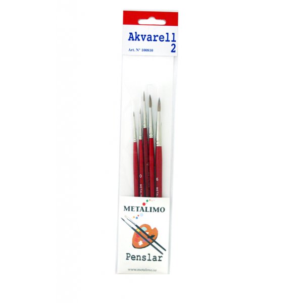 Penselenset - Aquarel nr.2 (5 stuks)