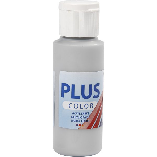 Plus Color Hobbyverf - zilver - 60 ml