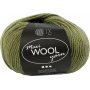 Wolgaren - olijfgroen - 100 gr