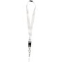 Sleutelhanger - wit - 5 st