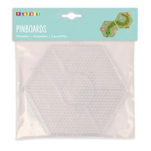 Kralenplaatjes om zeshoeken mee te bouwen (2 stuks) - Transparant Kralenplaatjes om zeshoeken mee te bouwen (2 stuks) - Transparant
