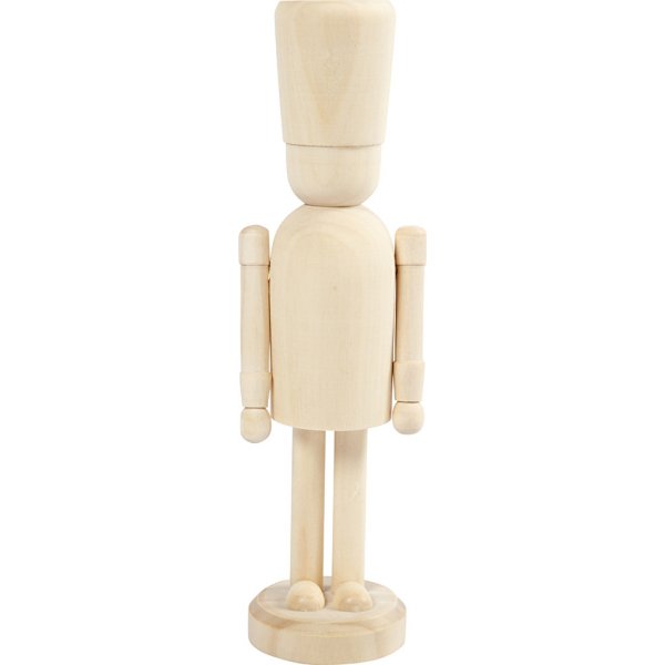 Figuur met voet - hout Figuur met voet - hout