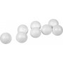Piepschuim balletjes - wit - 4 cm - 100 st